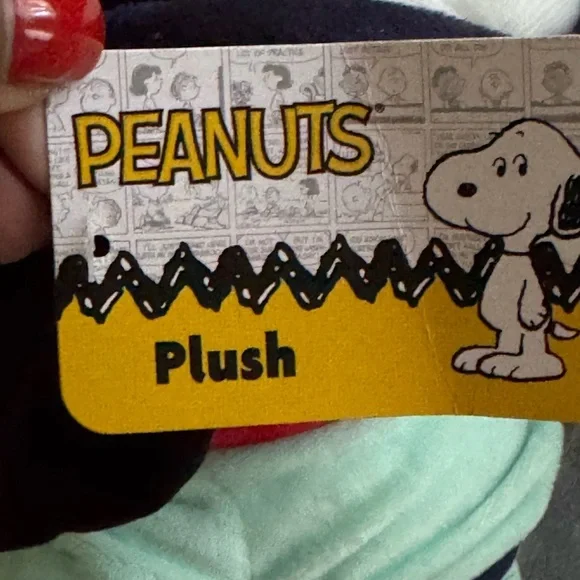 Peanuts Snoopy Pickleball Plush Toy with Red and White Outfit - Picture 2 of 3